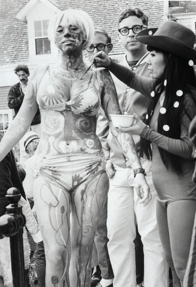 L'artiste Yayoi Kusama en 1967