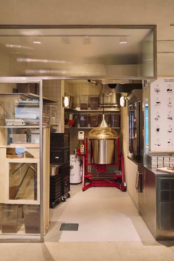 La chocolaterie Plaq à Paris.