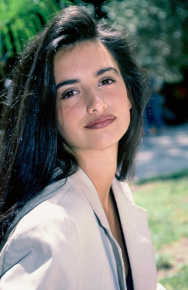 Portrait de l'actrice regardant la caméra à Madrid en 1992 © Gianni Ferrari/Cover/Getty Images.