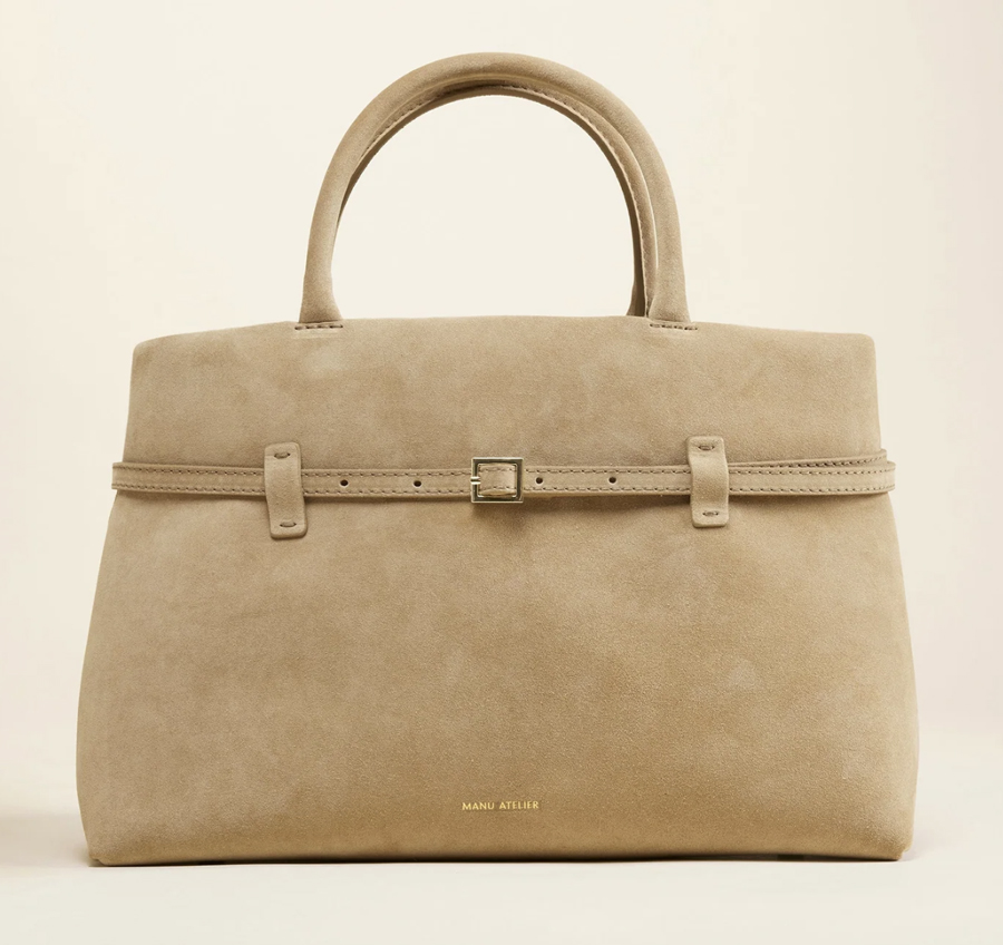 sac daim beige manu atelier 