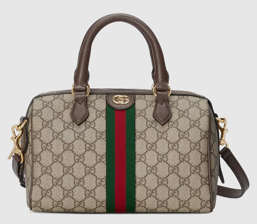 sac jacquard à logo gucci y2k