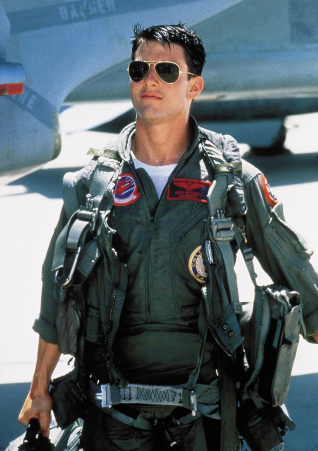 tom cruise top gun lunettes de soleil aviateur