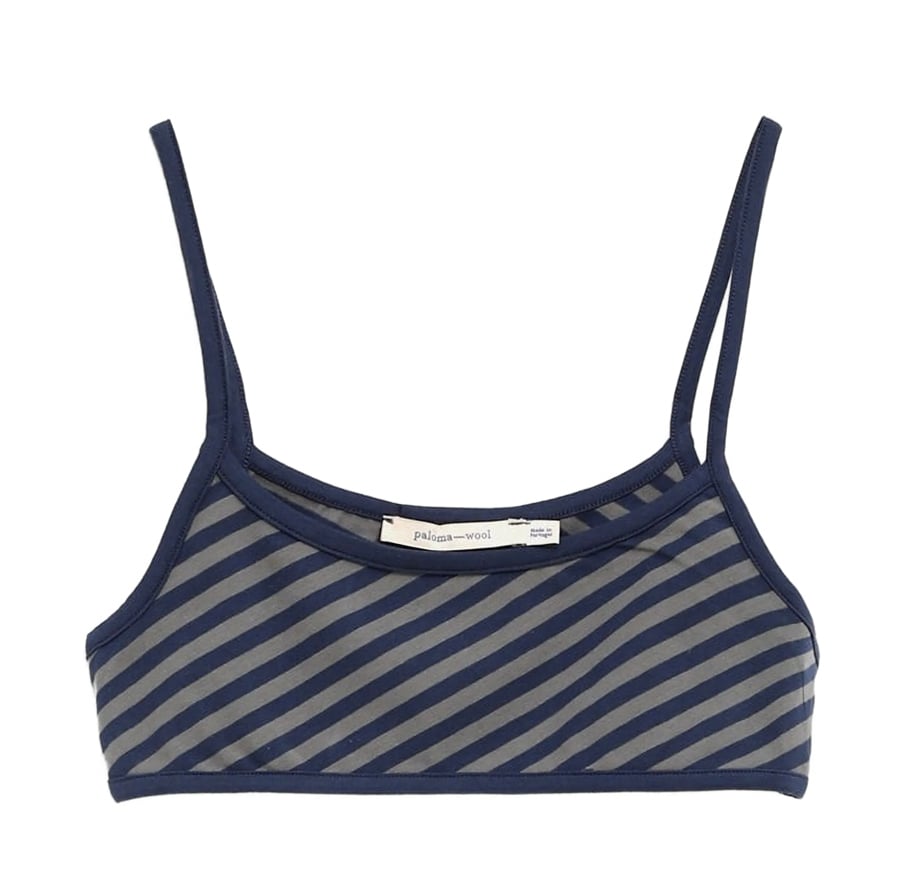 brassière à rayures en coton paloma wool