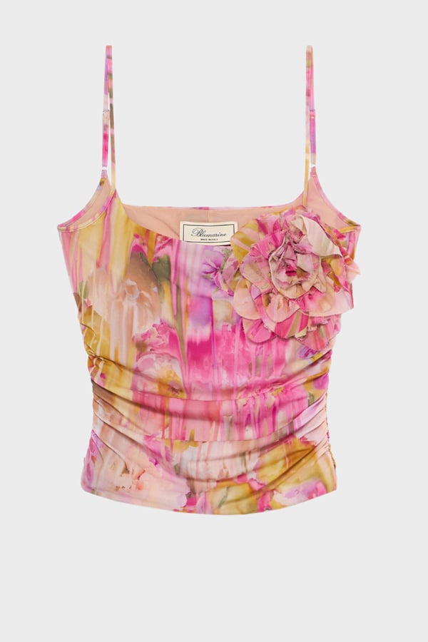 débardeur à fleurs blumarine