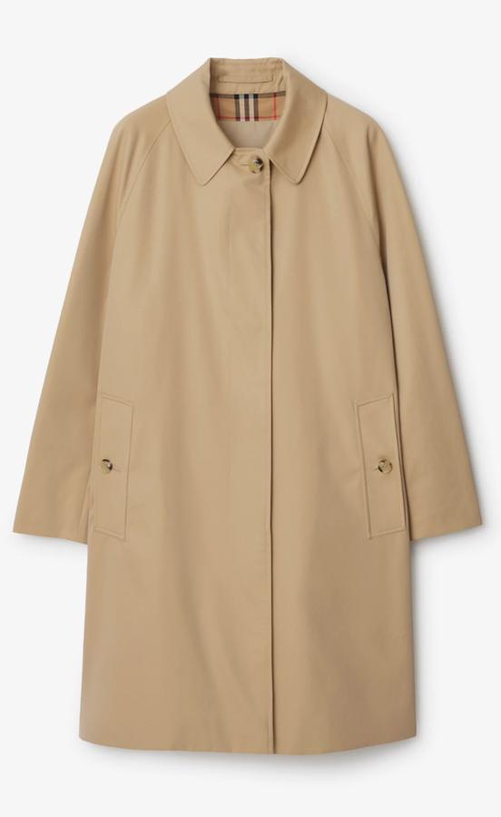 trench tendance en coton burberry