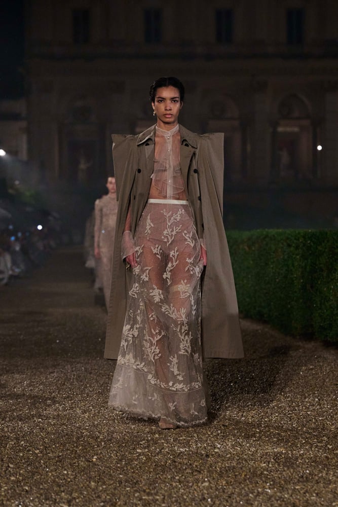 Dior Cruise 2026 lace dress and revamped trench