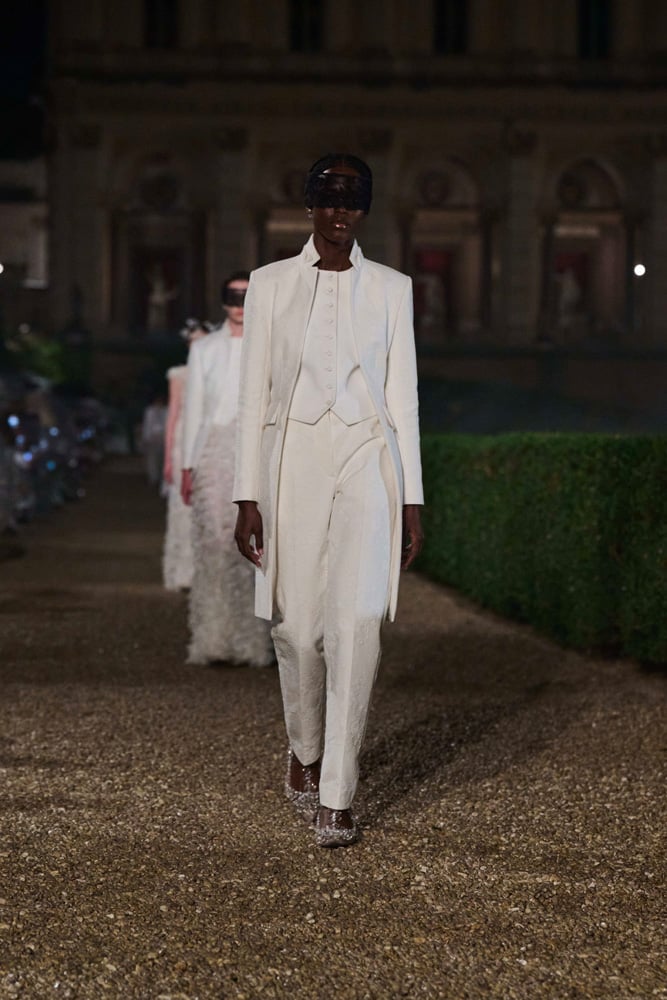 Dior white suit