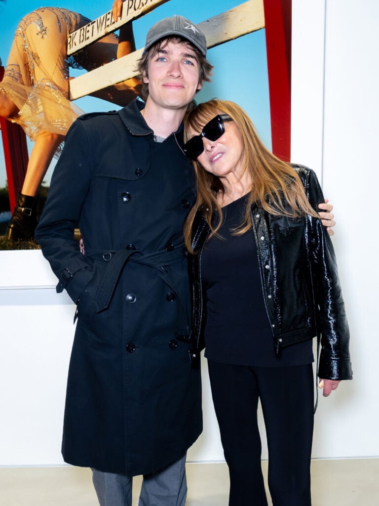 Pierre de Maere et Babeth Djian au vernissage de l'exposition Txema Yeste x Numéro