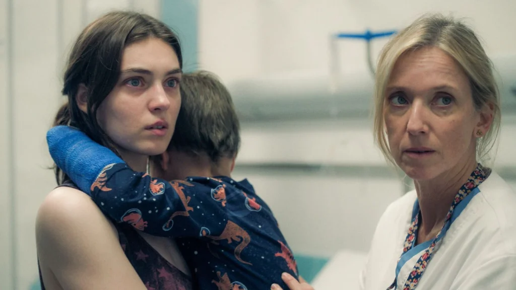 Anamaria Vartolomei et Léa Drucker dans le film L'Intérêt d'Adam 