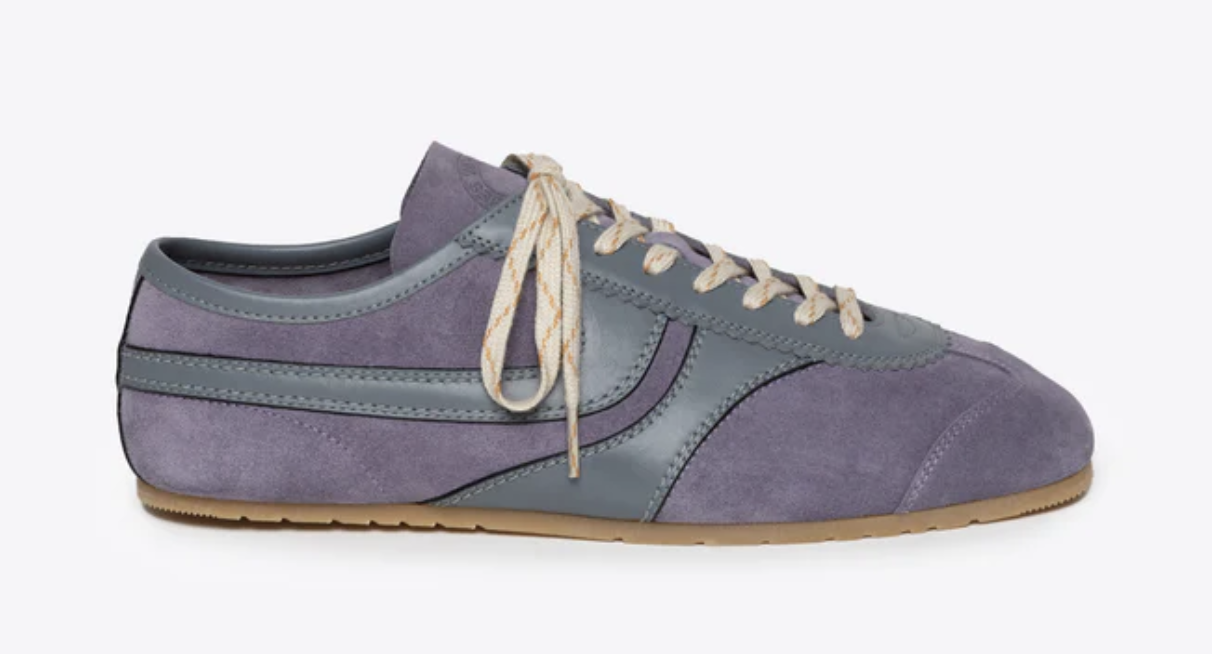 sneakerinas dries van noten daim violet tendance 2025