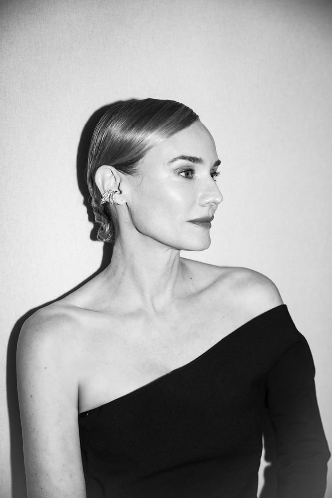Diane Kruger porte une robe Courrèges à Cannes. Photographie par Nathan Merchadier pour Numéro.com