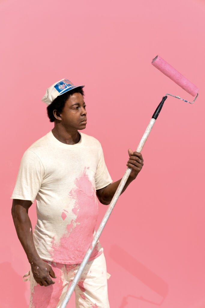 Duane Hanson, Housepainter I (détail) (1984-1988).