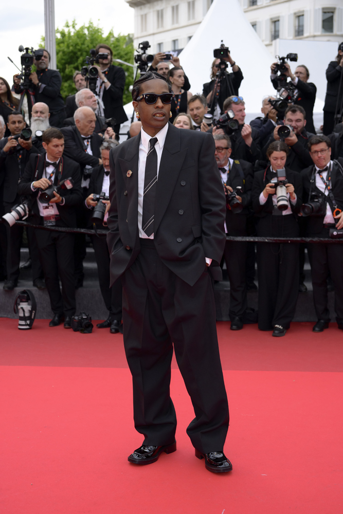 A$AP Rocky à la projection du film Highest 2 Lowest lors du 78e Festival de Cannes © Kristy Sparow/Getty Images.