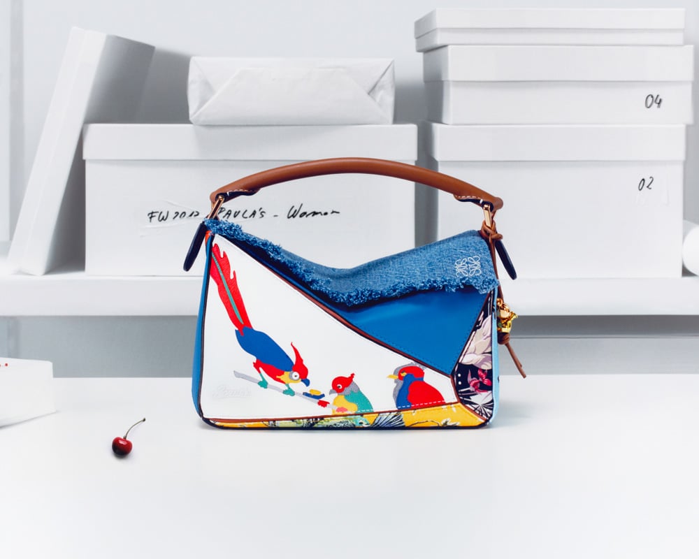 Sac Puzzle 10 Paula’s Ibiza Parrot Re-edition Loewe
