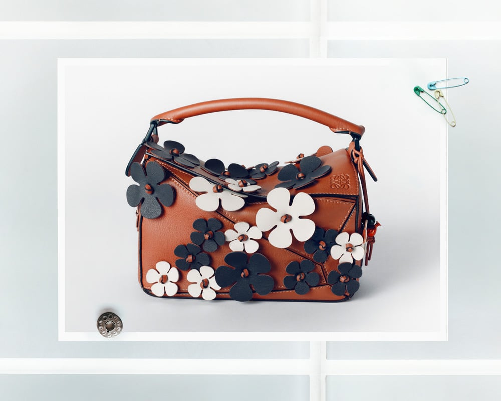 Sac Puzzle 10 Plumeria Re-edition Loewe