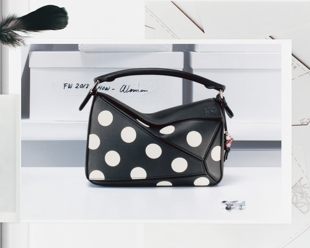 Sac Puzzle 10 Polka Re-edition Loewe