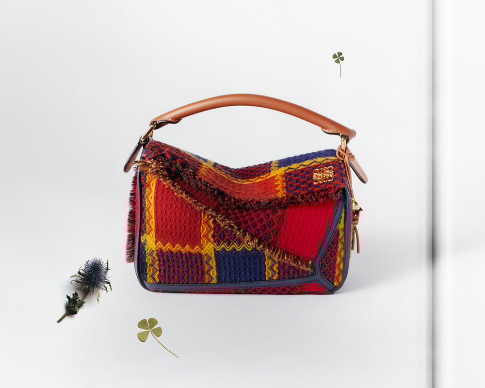 Sac Puzzle 10 Tartan Re-edition Loewe 