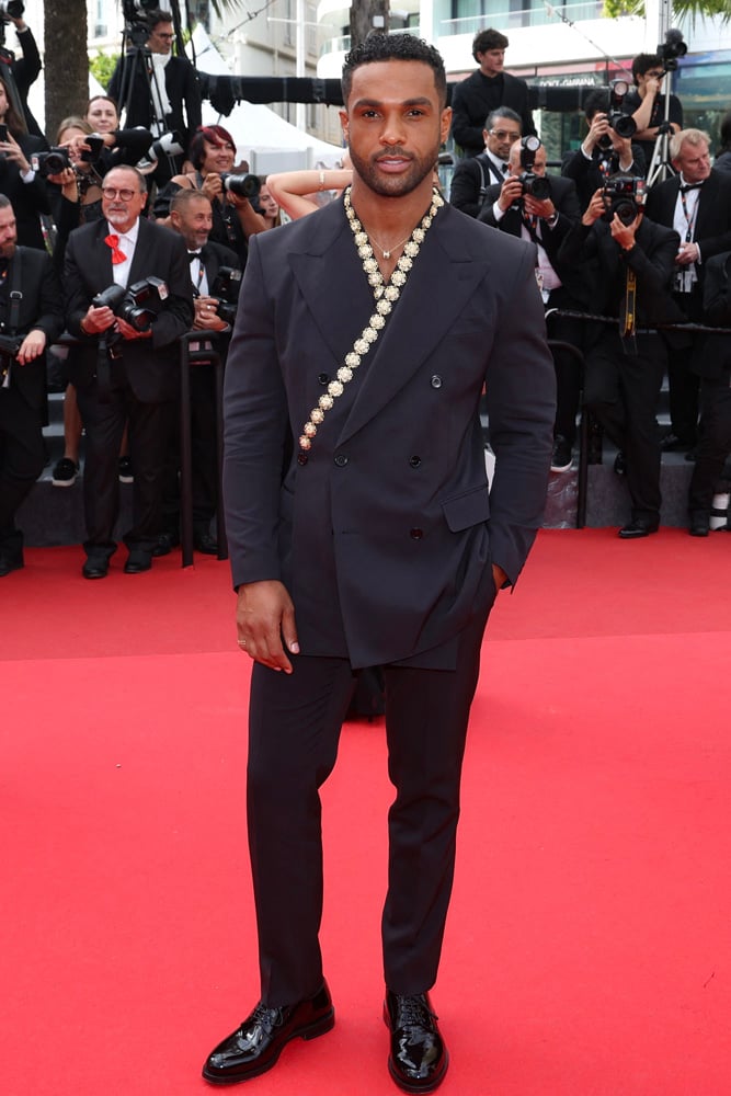 Lucien Laviscount en Dolce & Gabbana au festival de Cannes 2025.