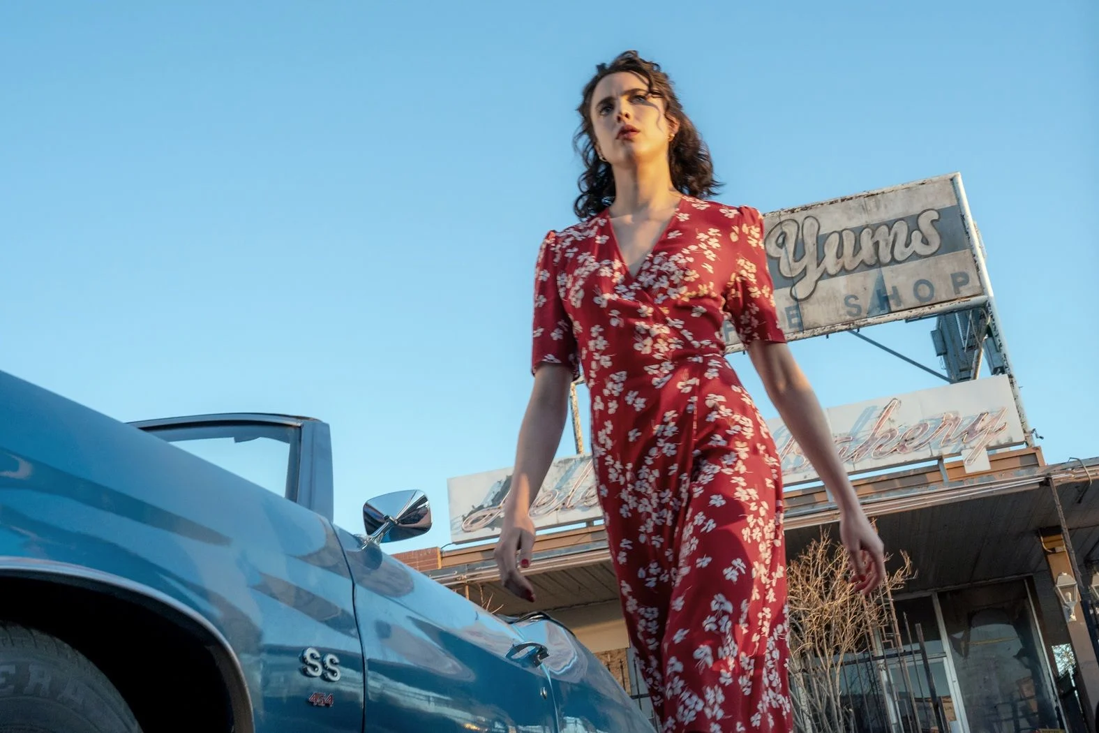Margaret Qualley dans le film Honey Don’t! (2026) © Focus Features.