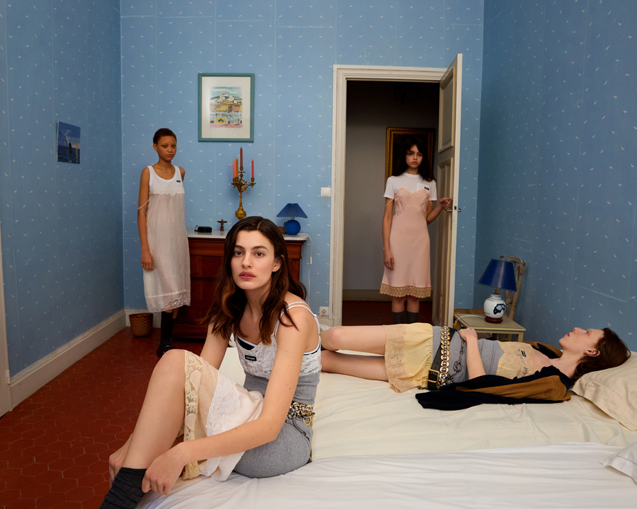 miu miu upcycled x catherine martin