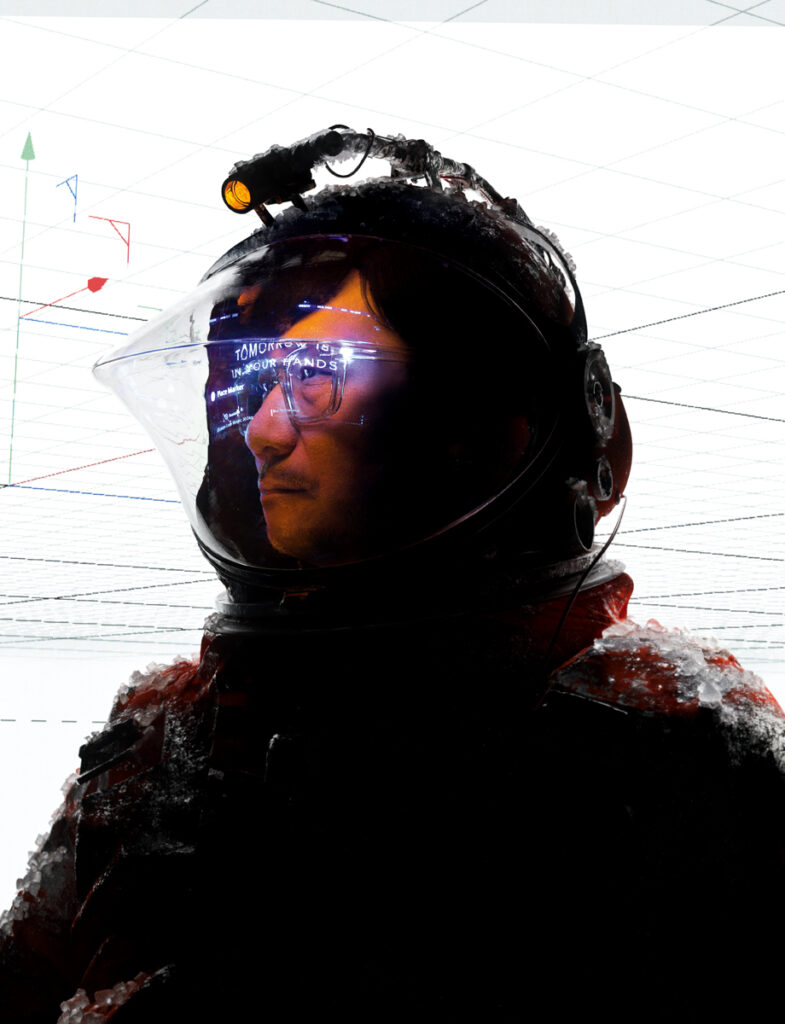 Hideo Kojima photographié par Frederik Heyman pour Numéro art.