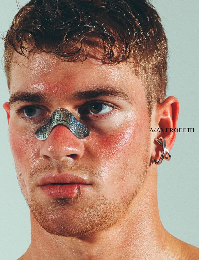 alan crocetti joaillerie nose plaster argent