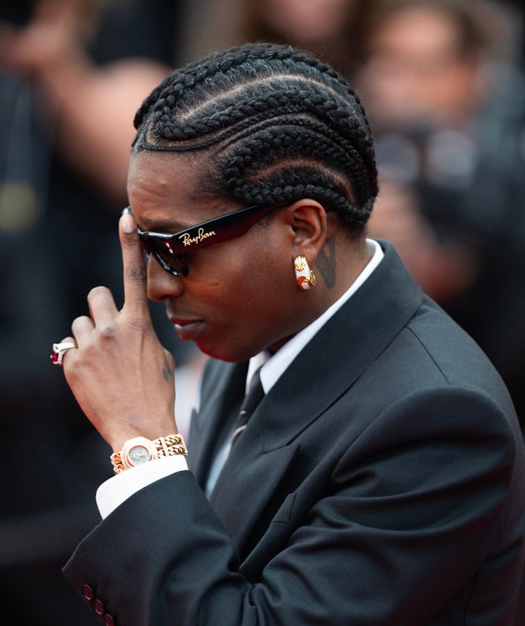 asap rocky au festival de cannes 2025 en montre bulgari