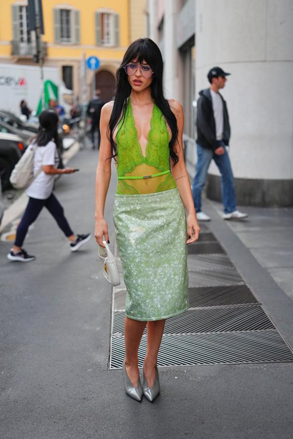 amelia gray en saint laurent body tendance printemps-ete 2026