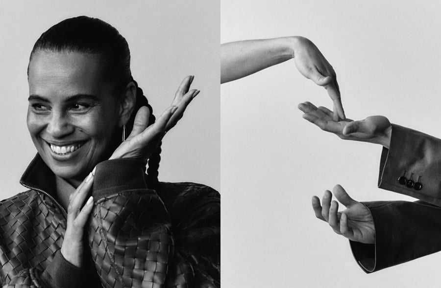 campagne 50 ans de l'intrecciato bottega veneta neneh cherry