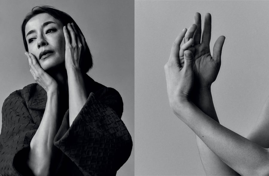 campagne 50 ans de l'intrecciato bottega veneta guo jingjing