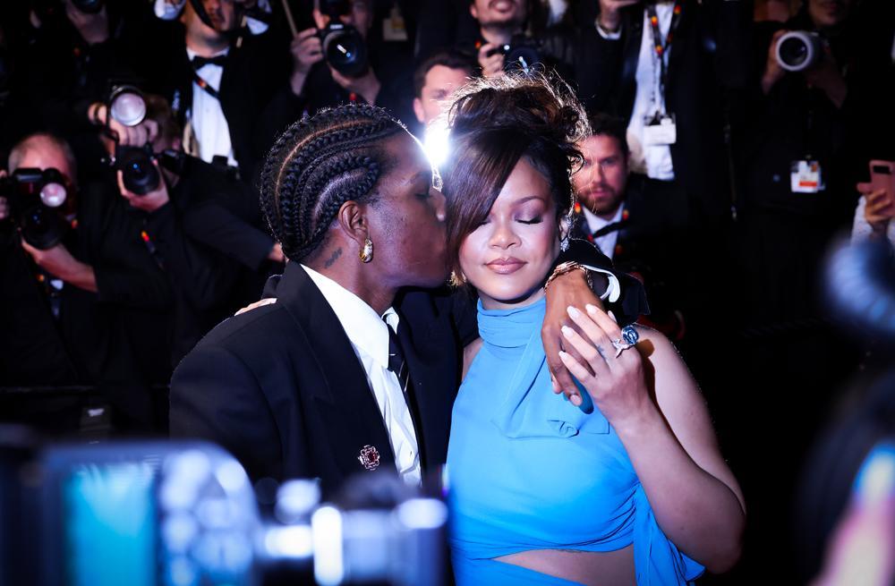 A$AP Rocky et Rihanna au Festival de Cannes 2025.
