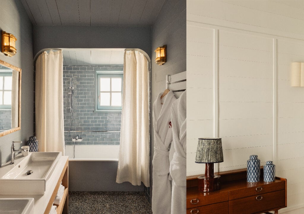 Hôtel La Mission sur l'île d'Yeu, salle de bain