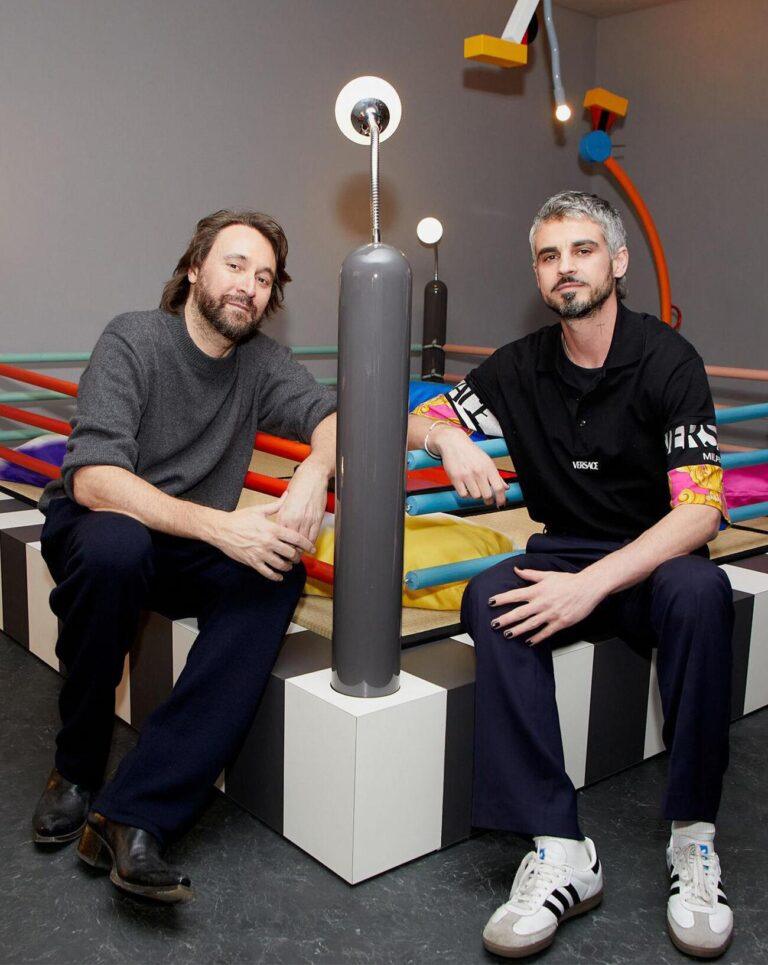 Francesco Vezzoli et Thibaut Wychowanok à la galerie Almine Rech Monaco.