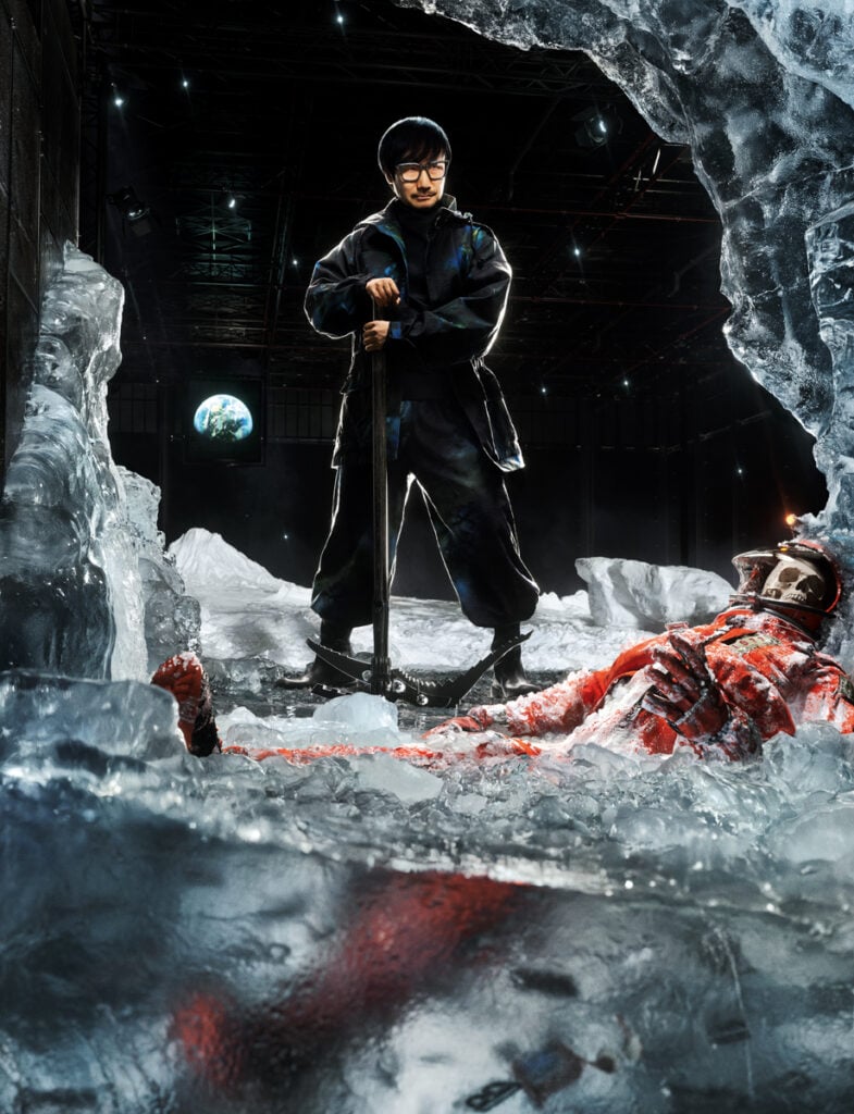 Hideo Kojima photographié par Frederik Heyman pour Numéro art.
