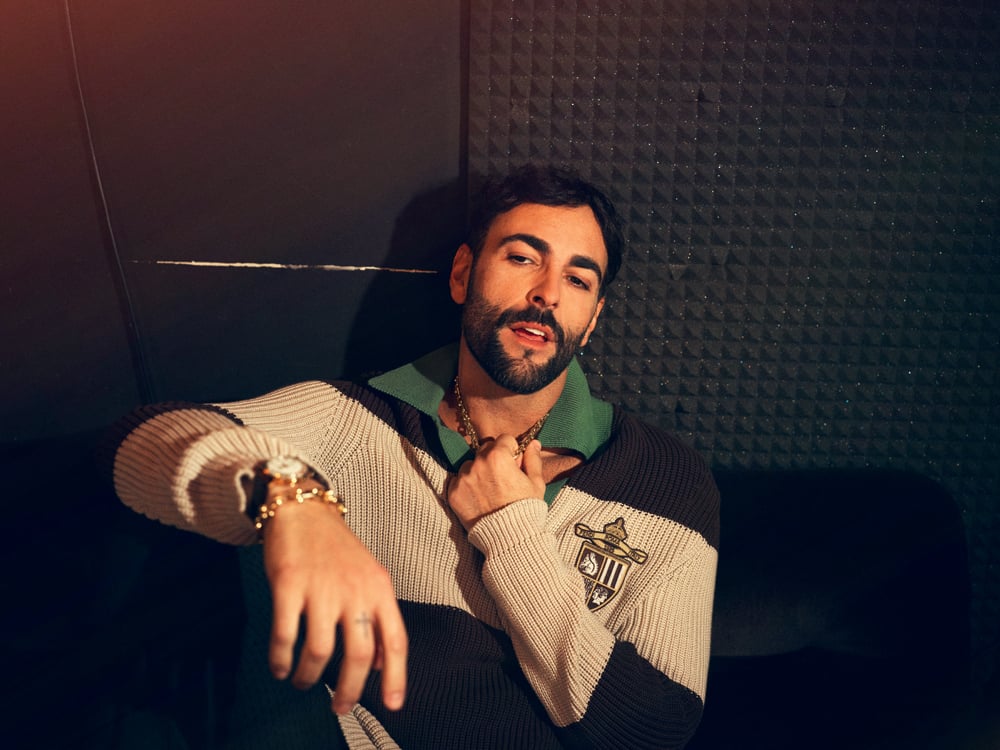 Le chanteur italien Marco Mengoni