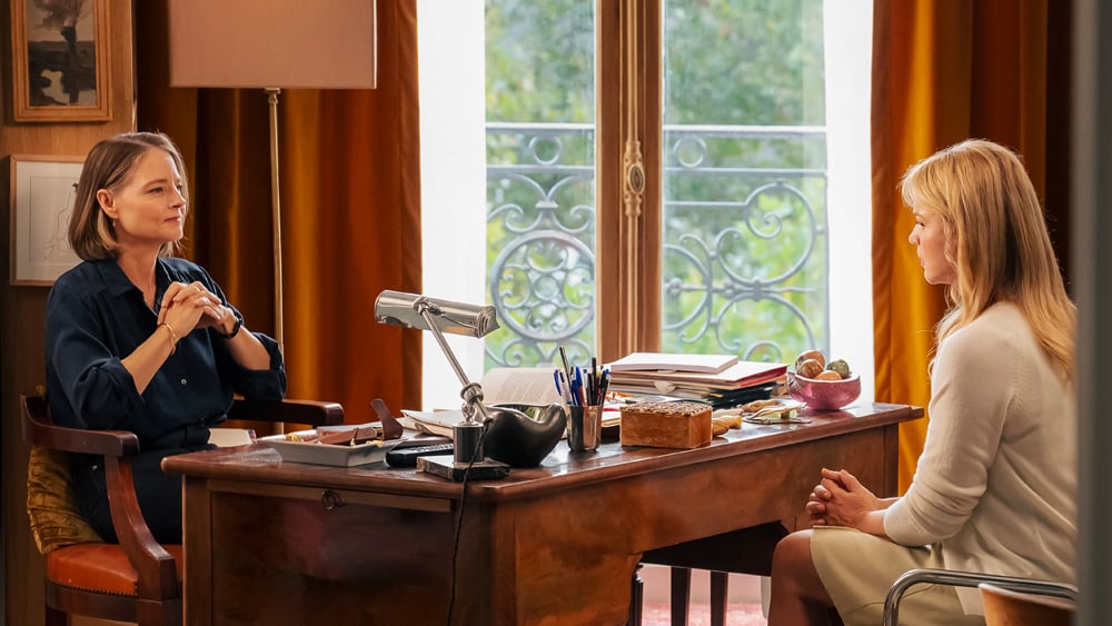 Jodie Foster et Virginie Efira dans le film Vie Privée (2025) de Rebecca Zlotowski
