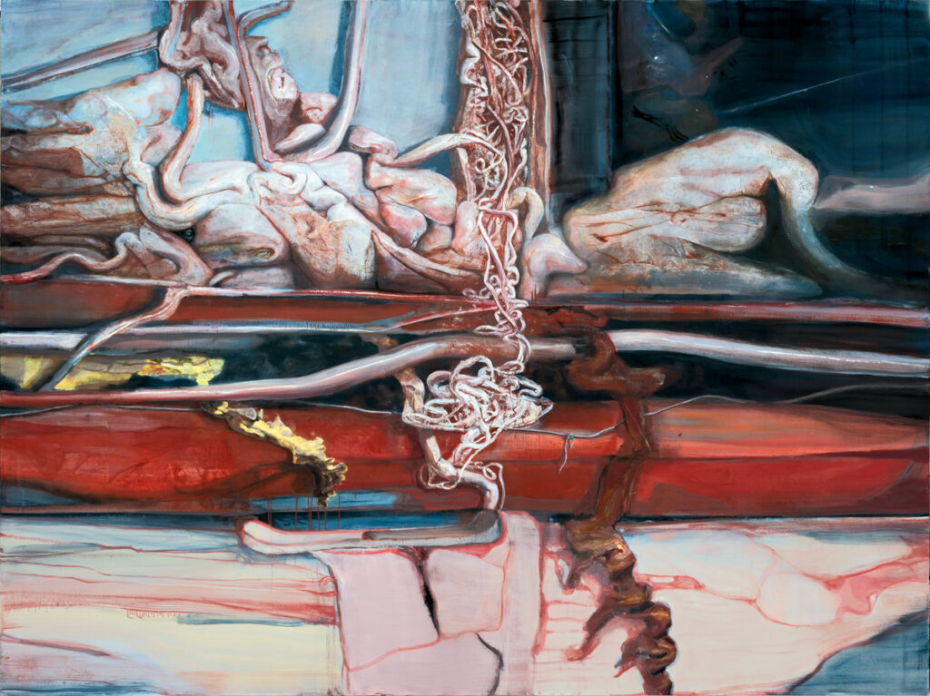 Le peintre Keunmin Lee photographié par Choi Narang dans son atelier à Séoul pour Numéro art.