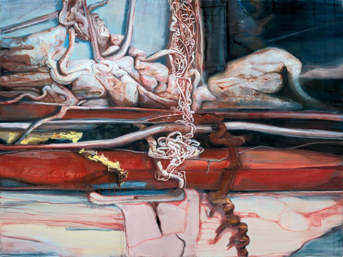 Le peintre Keunmin Lee photographié par Choi Narang dans son atelier à Séoul pour Numéro art.