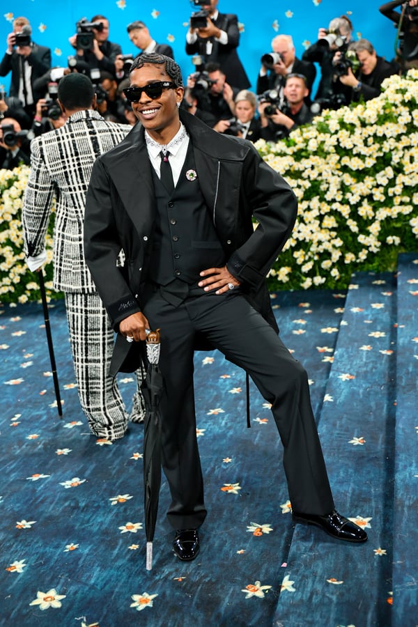 asap rocky en costume awge au met gala 2025