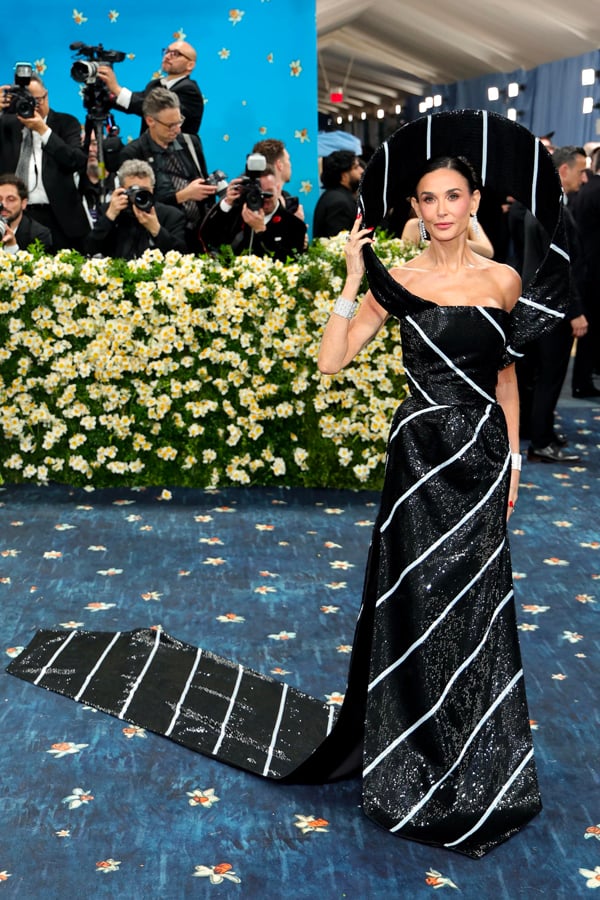 demi moore en robe thom browne 