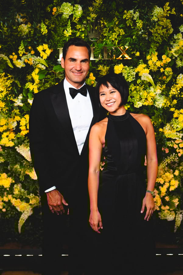 Roger Federer, Yuja Wang au Concert des Ambassadeurs Rolex au Palais Garnier