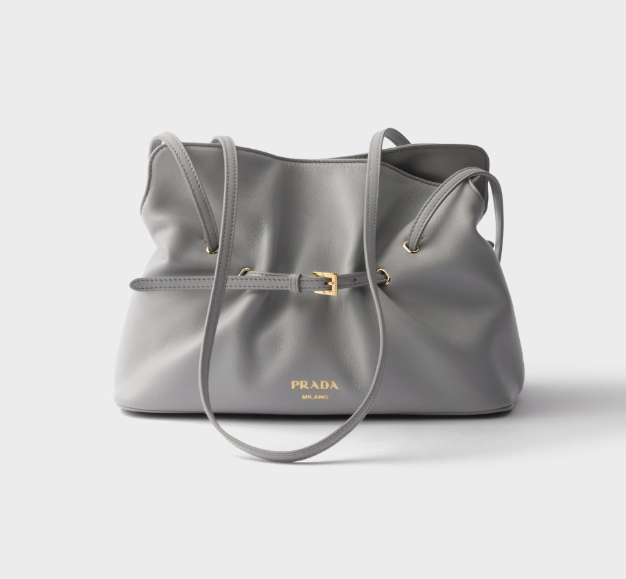 trend bag grey leather bag prada fall 2025