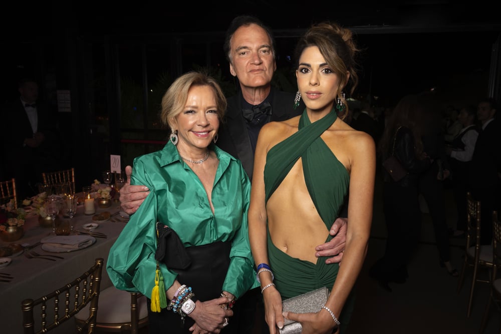 Caroline Scheufele, Daniella et Quentin Tarantino au Trophée Chopard lors du Festival de Cannes 2025.