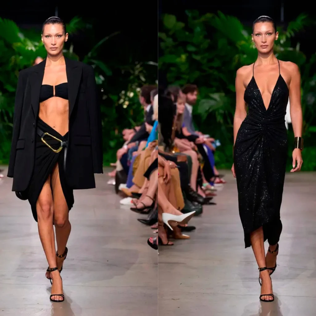 Bella Hadid au défilé Michael Kors printemps-été 2023