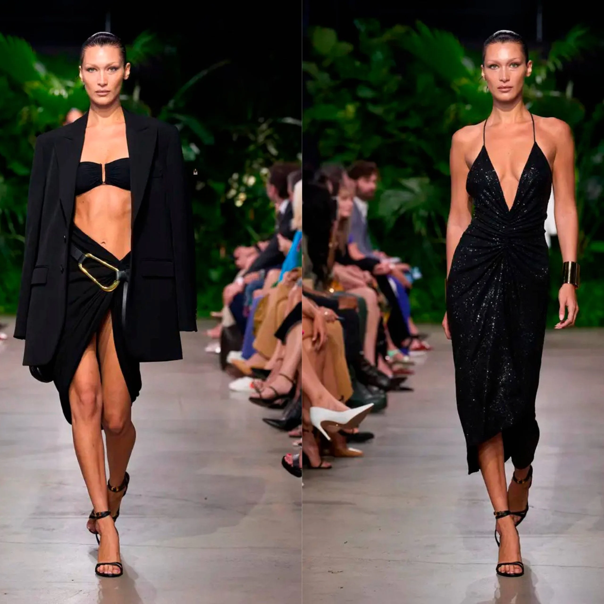 Bella Hadid au défilé Michael Kors printemps-été 2023