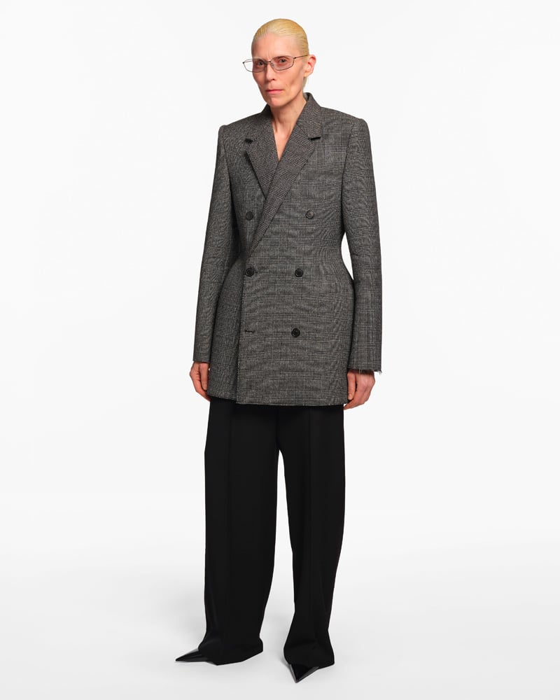 Hourglass jacket revisited by Demna