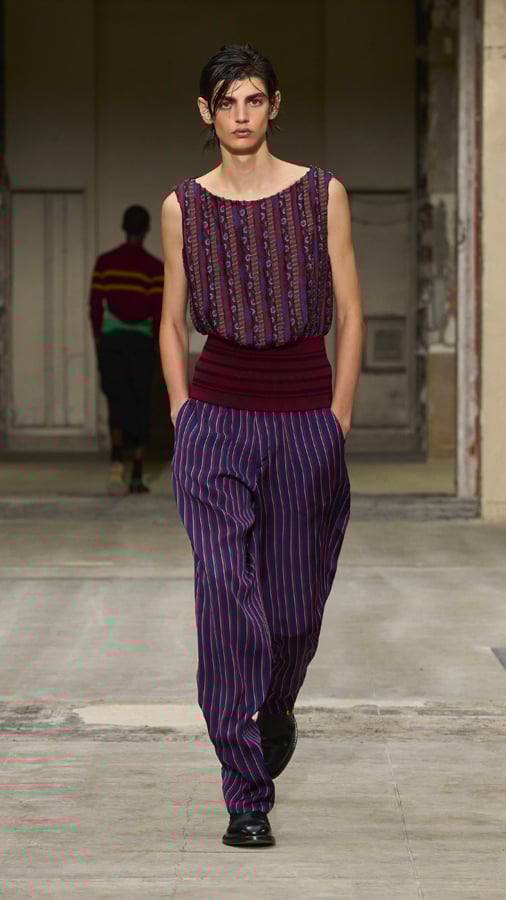 Le défilé Dries Van Noten homme printemps-été 2026.