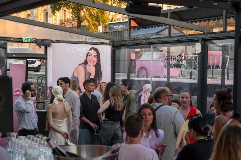 La soirée d'inauguration de La Terrasse Parisienne de l'Oréal © Vanni Bassetti.