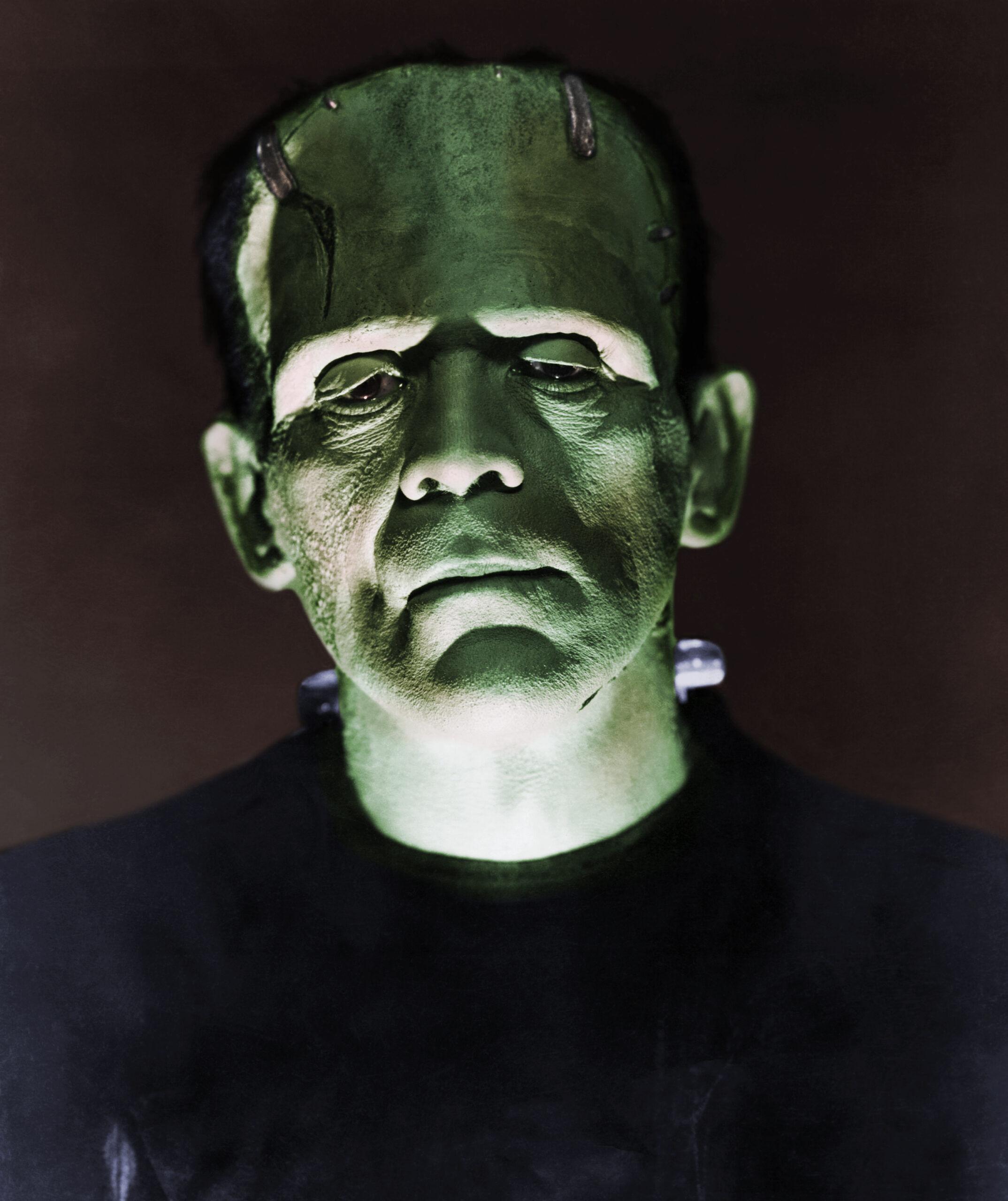 Boris Karloff as the monster in the film Frankenstein (1931)
