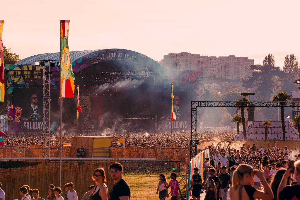 Le concert de Sean Paul au festival Solidays le 27 juin 2025. © Louis Comar.